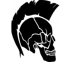 Stencil Schablone  Skull Punk